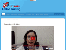 Tablet Screenshot of expressenglishtraining.com